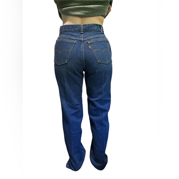 Vintage orange tab LEVIS misses jeans 12 - Picture 2 of 9